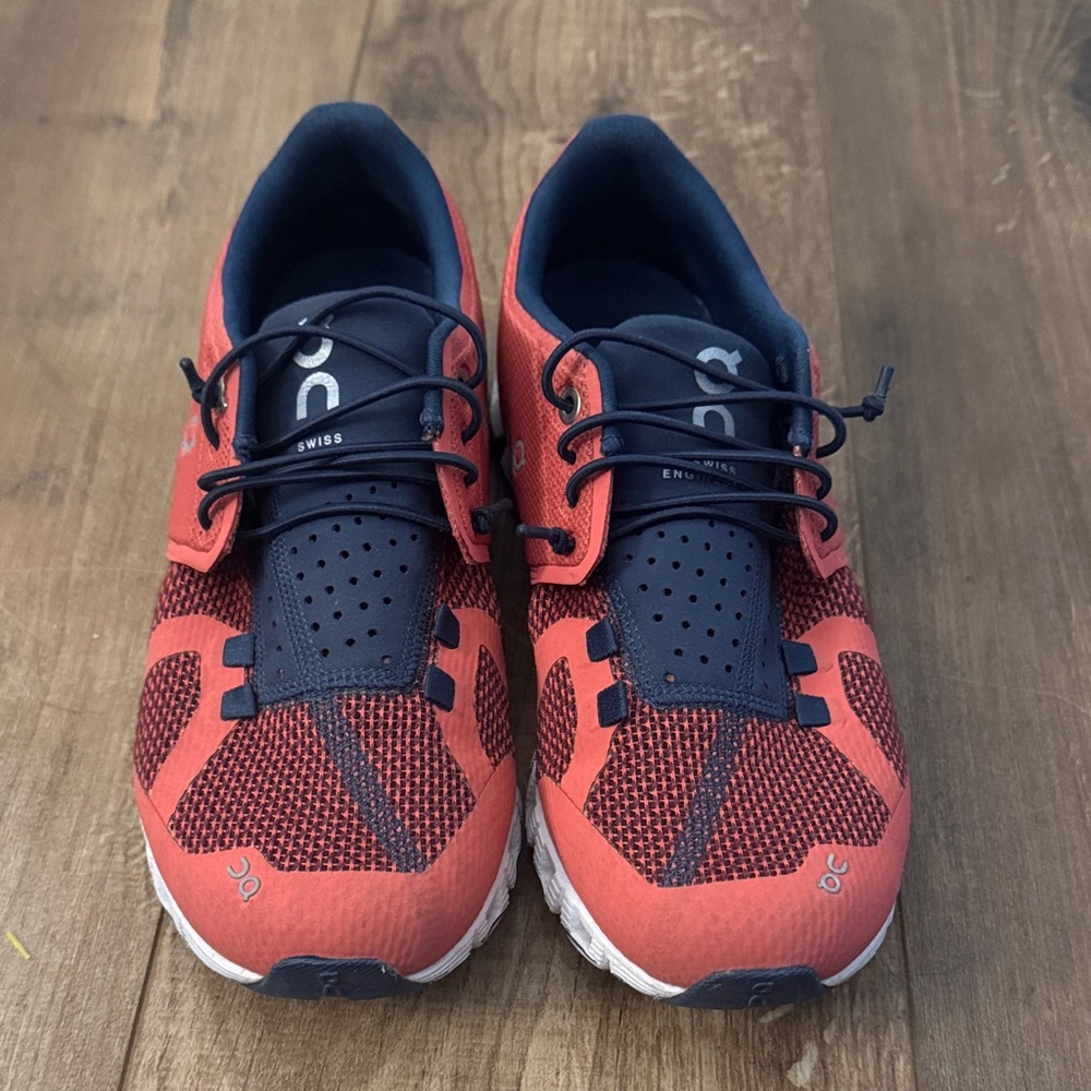 On Running Women's Athletic Shoes - Orange and Black